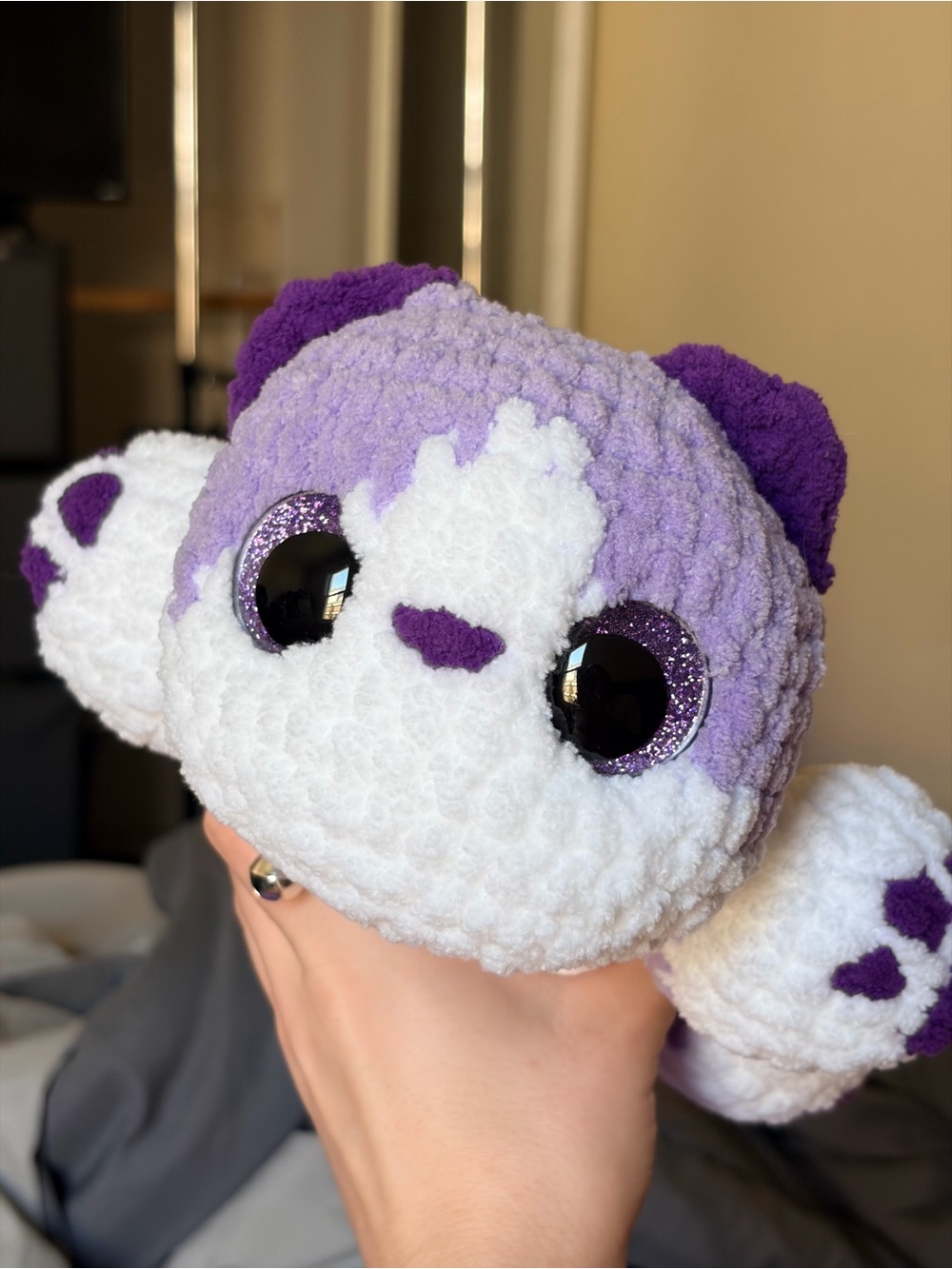 Crochet Splooting Cat